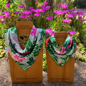 Pañoleta hawaiana verde